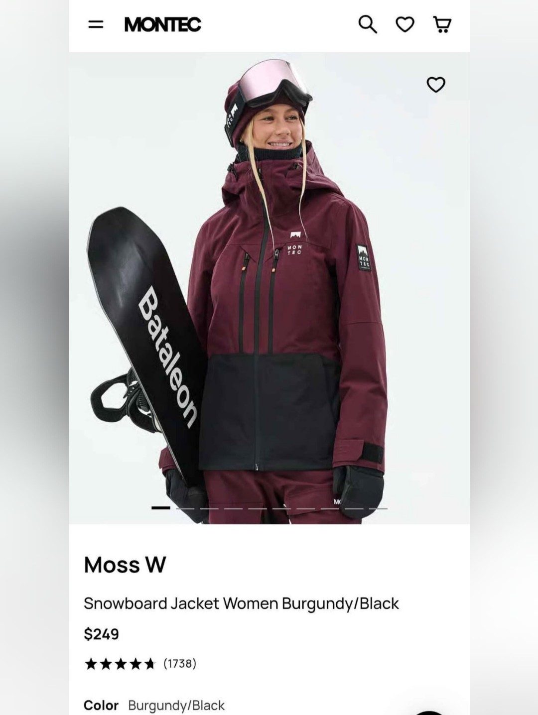 Montec Moss W Ski And Snowboard Jacket — image 2 of 2